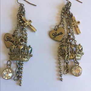 Guess long earrings